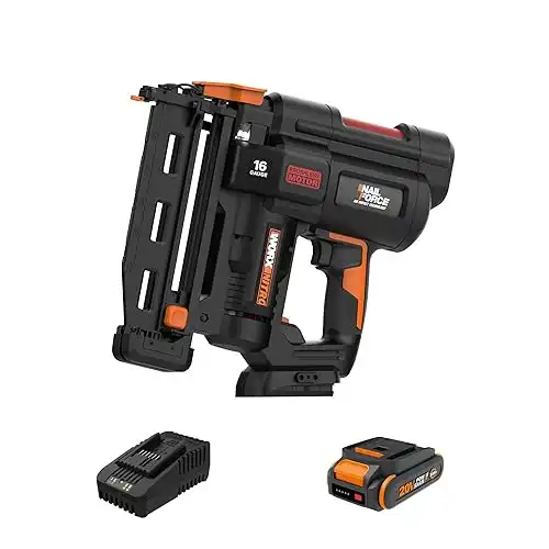 Worx Nitro 20V 16GA Finish Nailer Cordless