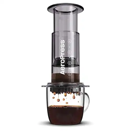 AeroPress Clear Black Coffee Press Portable 3 In 1 Brew