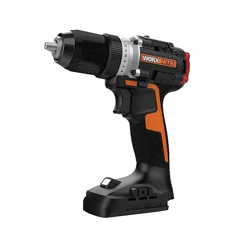 Worx Nitro 20V Cordless 1/2" Drill Driver Brushless Motor