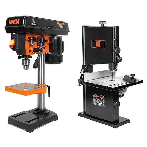 WEN 8-Inch Drill Press 9-Inch Band Saw