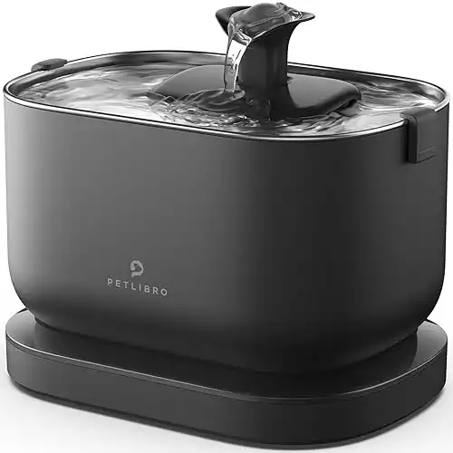 Petlibro Cat Water Fountain Wireless Battery Operated 2.5L