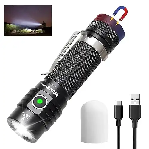 Wurkkos Flashlight High Lumen SST-40 LED IP68