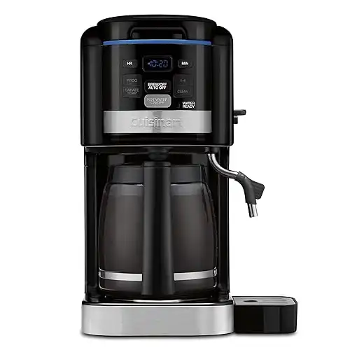 Cuisinart 12-Cup Programmable Coffeemaker Hot Water System Black