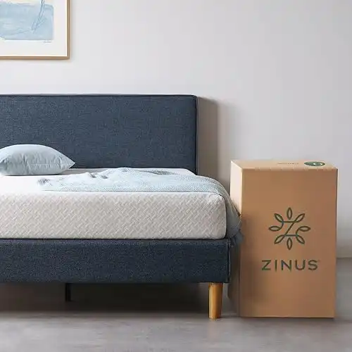 Zinus 8 Inch Green Tea Cool Feel Memory Foam Mattress Full