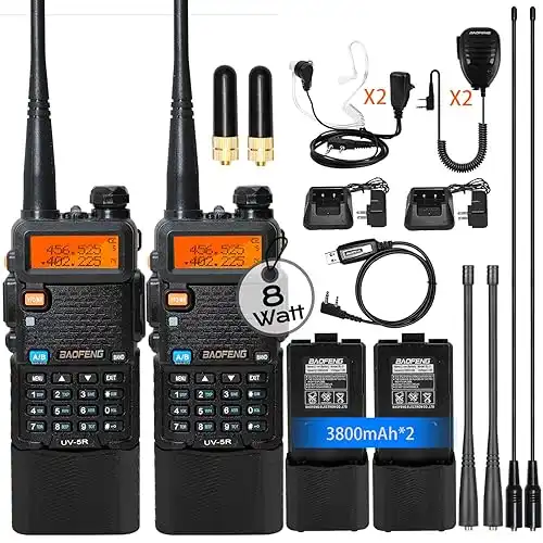 Baofeng UV-5R 8W Ham Radio Dual Band