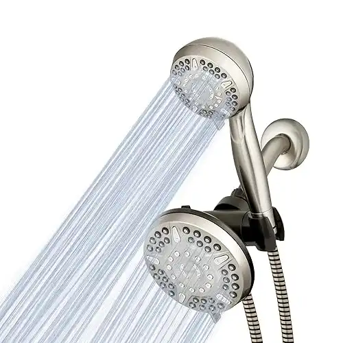 Waterpik 12-Mode Dual Shower Head System PowerPulse