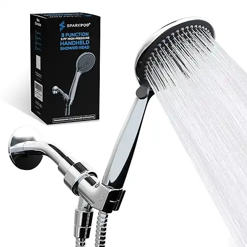 SparkPod High Pressure Handheld Shower Head 3-Function