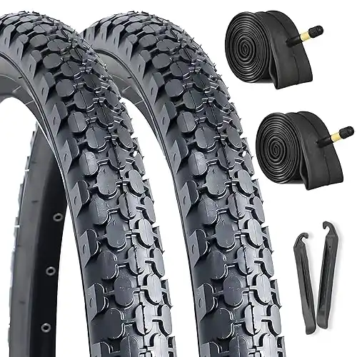 Hycline Cruiser Bike Tires Set 24/26x2.125