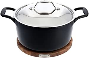 All-Clad Cast Iron Enameled Dutch Oven 6 Quart Black