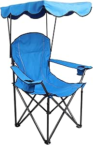 Alpha Camp Camp Chair with Shade Canopy Heavy Duty 330 LBS