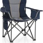 Alpha Camp Folding Camping Chair Heavy Duty 450 LBS