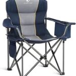 Alpha Camp Oversized Camping Chair with Cooler Bag