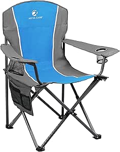 Alpha Camp Oversized Folding Camping Chair 350 LBS