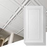 Art3d 12-Pack PVC Ceiling Tiles 2x4 Ft Smooth White