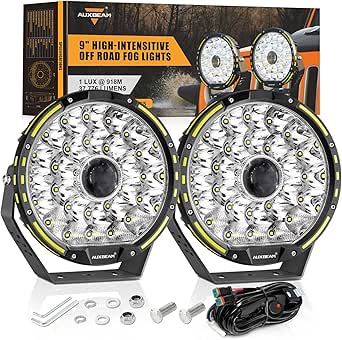 Auxbeam Round LED Driving Light 9 Inch 270W