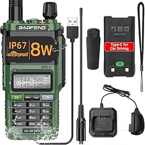 Baofeng UV-9R Pro 8W Long Range Dual Band Ham Radio