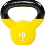 BalanceFrom Vinyl Coated Cast Iron Kettlebell Weight