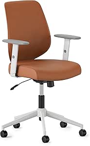 Branch Daily Vegan Leather Office Chair with Swivel Lumbar Rest