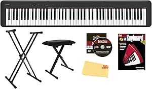 Casio CDP-S160 88-Key Digital Piano Bundle