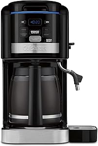 Cuisinart 12-Cup Programmable Coffeemaker Hot Water System Black