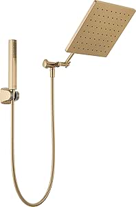 Delta Faucet Raincan Shower Head Hand Held Combo Champagne Bronze