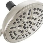 Delta Faucet 8-Spray Brushed Nickel Shower Head