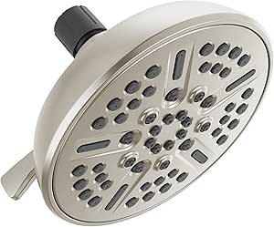 Delta Faucet 8-Spray Brushed Nickel Shower Head