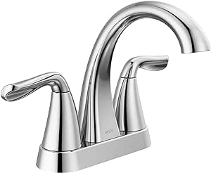 Delta Faucet Arvo Centerset Bathroom Sink Faucet Chrome