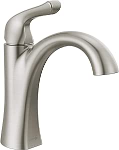 Delta Faucet Arvo Single Hole Bathroom Faucet SpotShield Stainless