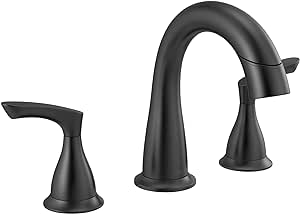 Delta Faucet Broadmoor Pull Down Bathroom Faucet Matte Black