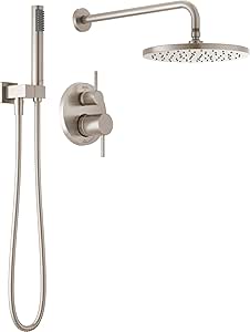 Delta Faucet Modern Raincan 2-Setting Shower System