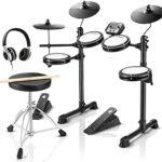 Donner DED-80 Electronic Drum Set with 4 Mesh Pads