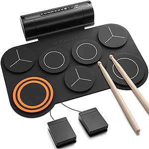 Donner Electronic Drum Set 7 Pads Roll Up DED-20