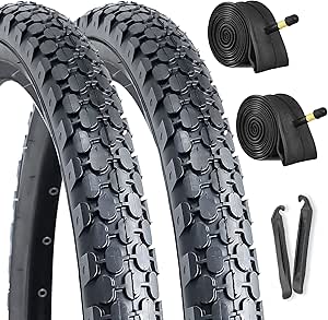 Hycline Cruiser Bike Tires Set 24/26x2.125