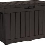 Keter Kentwood 50 Gallon Resin Deck Box Brown