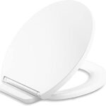 Kohler Glissade ReadyLatch Quiet Close Round Toilet Seat White