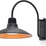 Lutec Dusk to Dawn Outdoor Gooseneck LED Barn Light