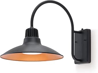 Lutec Dusk to Dawn Outdoor Gooseneck LED Barn Light