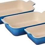 Le Creuset Stoneware Heritage Rectangular Dishes Set Marseille