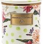 Mackenzie-Childs Wildflowers Enamel Canister Large Floral Kitchen Storage