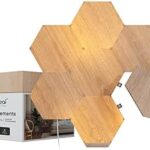 Nanoleaf Elements Wood Look Hexagons Smarter Kit 7 Panel