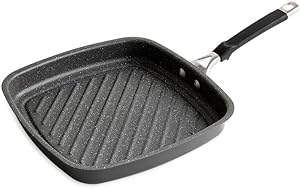 Nordic Ware Verde Aluminized Steel Searing Grill Pan 10-Inch