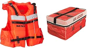 Onyx Adult Type I Vest Style Life Jacket Orange