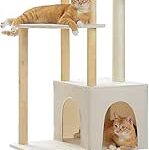 Pawz Road Large Cat Tree 53 Inches Beige