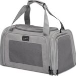 Petsfit Cat Carrier Airline Approved Soft Carrier Grey