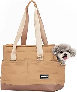 Petsfit Small Dog Carrier Purse Portable Pet Tote Khaki