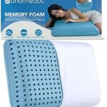 Pharmedoc Cooling Memory Foam Pillow Ventilated Cool Blue Standard