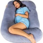 Pharmedoc U-Shape Full Body Pregnancy Pillow Grey