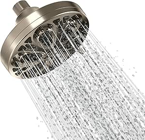 SparkPod Rain Showerhead 8 Spray Settings High Pressure