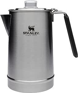 Stanley Coffee Percolator Stainless Steel Wide Mouth 1.1QT